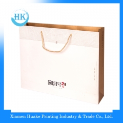 Gloss lamination paper bag with handle Huake Printing