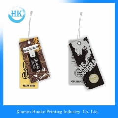 Garment Spot UV Varnish Printed Paper Hang Tags Huake Printing