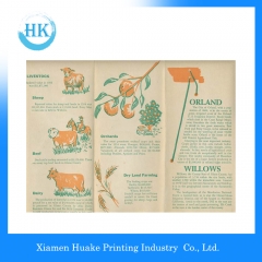 カラフルな動物の印刷パンフレット Huake Printing