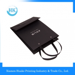 プロフェッショナル最も安いショッピング安価なかわいい黒のギフト紙袋 Huake Printing